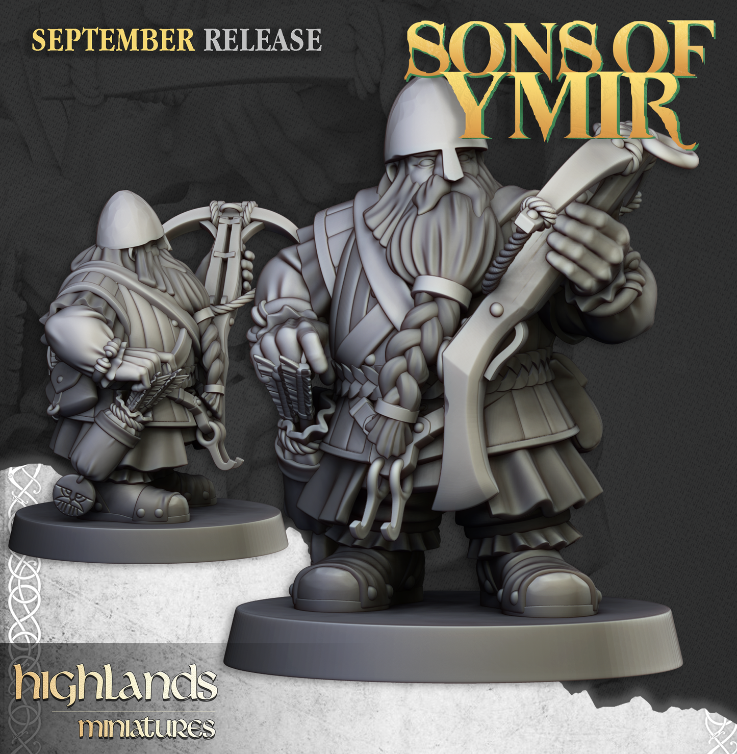 Dwarf Crossbowmen Core Set ( 5 Miniaturen )