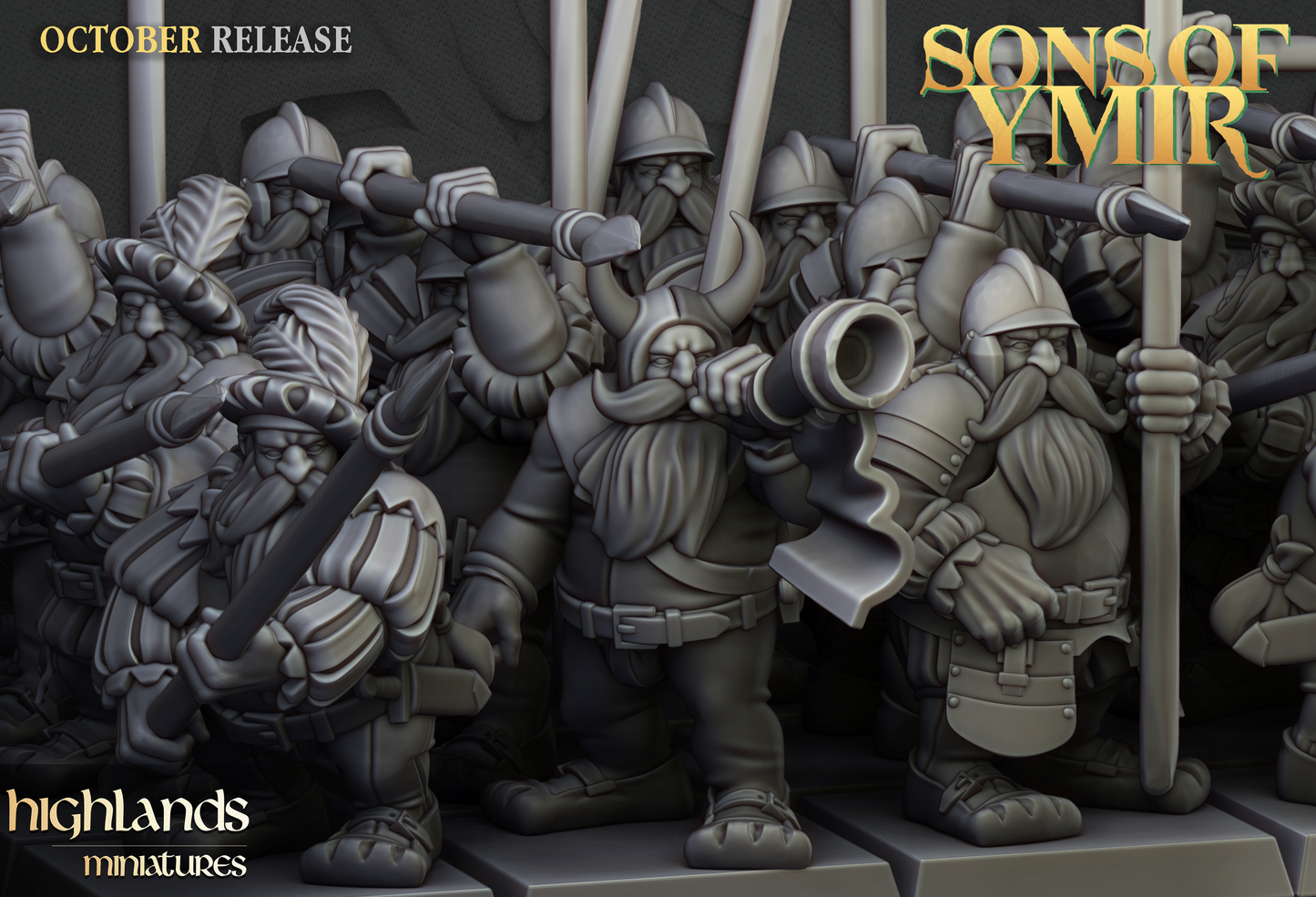 Dwarf Pikeman Set 8 Miniaturen
