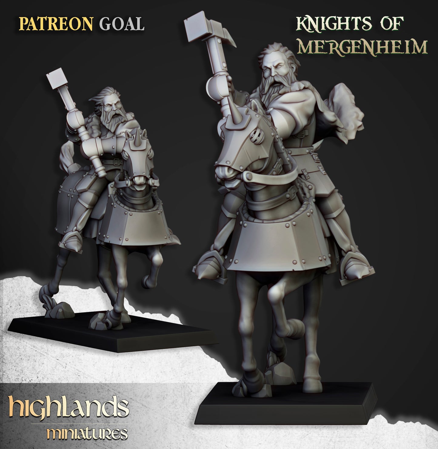 Mergenheim Ritter Set 5 Miniaturen