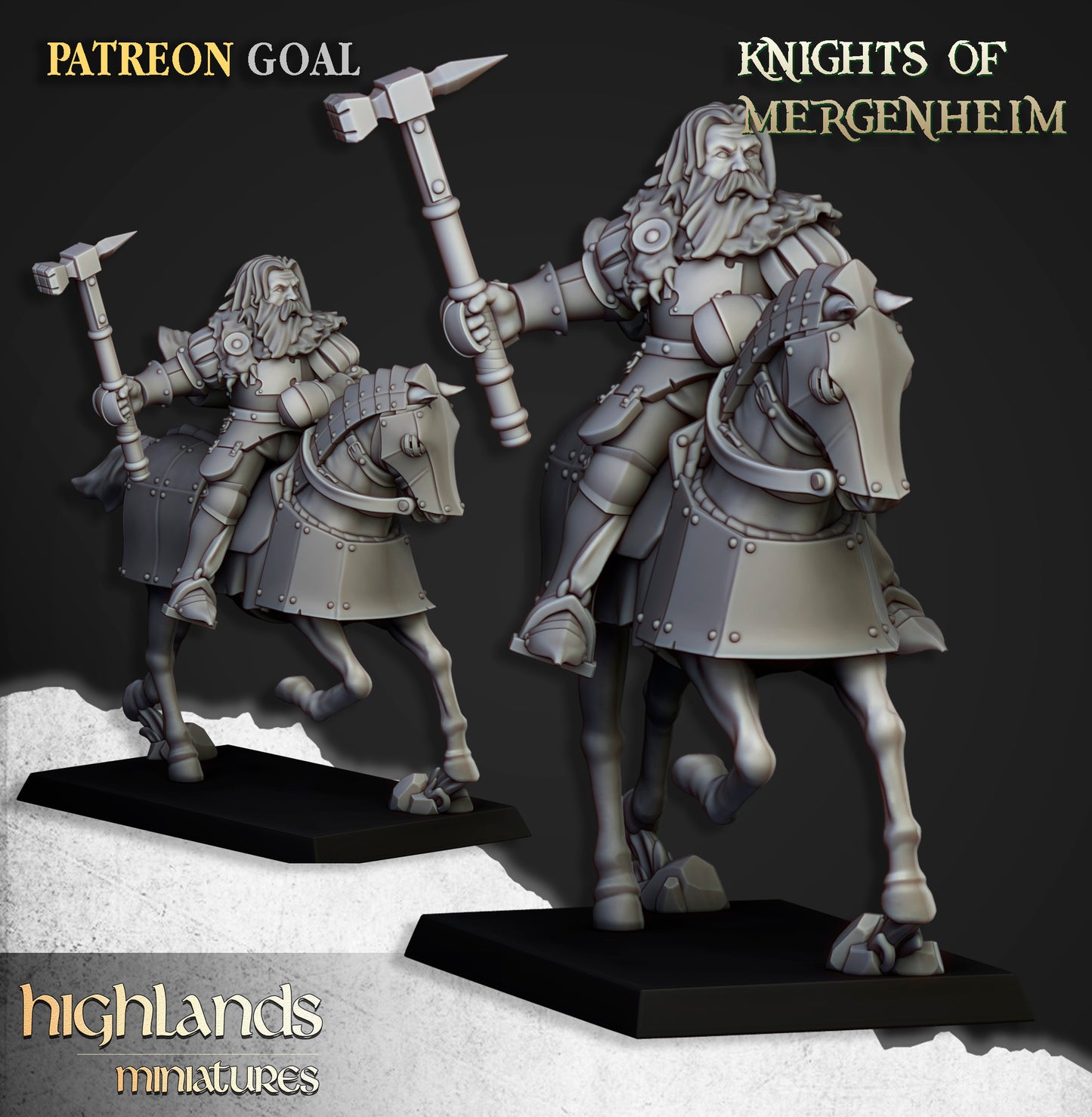 Mergenheim Ritter Set 5 Miniaturen