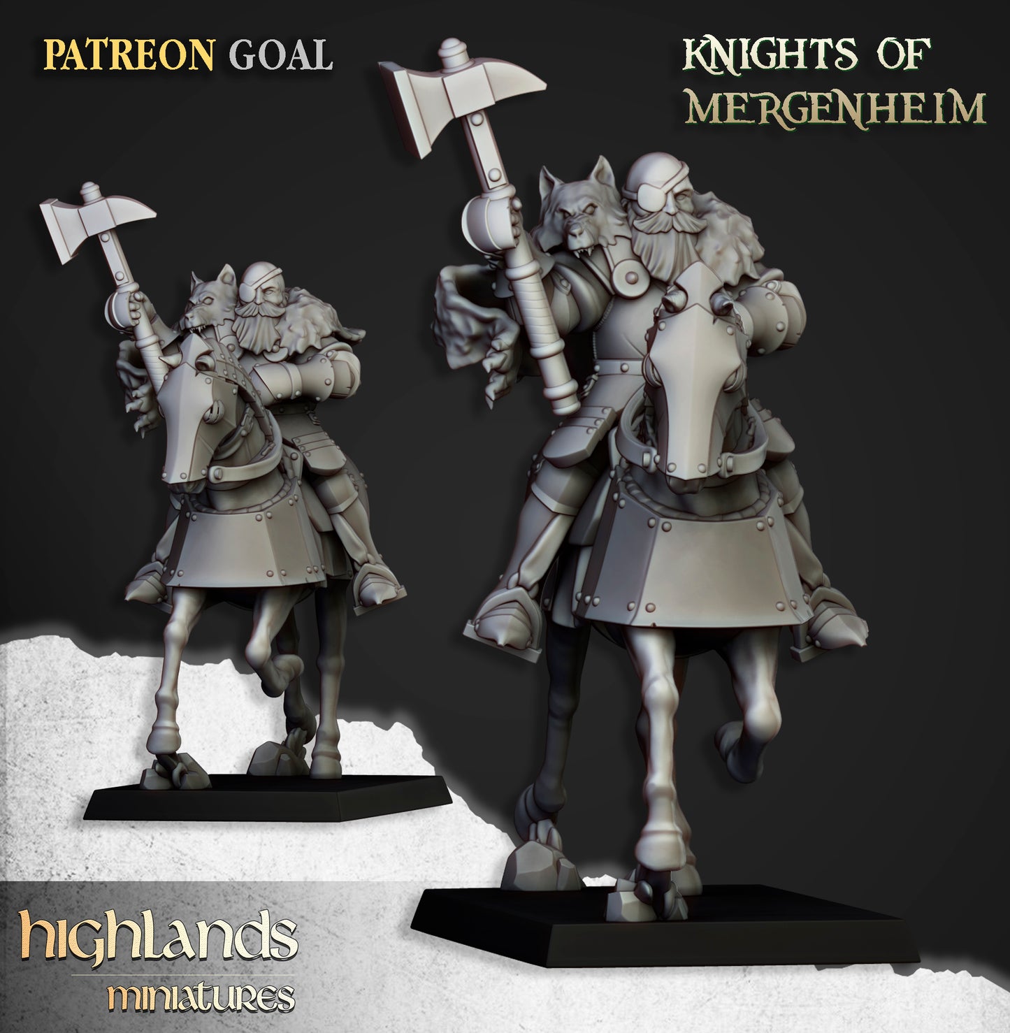 Mergenheim Ritter Set 5 Miniaturen