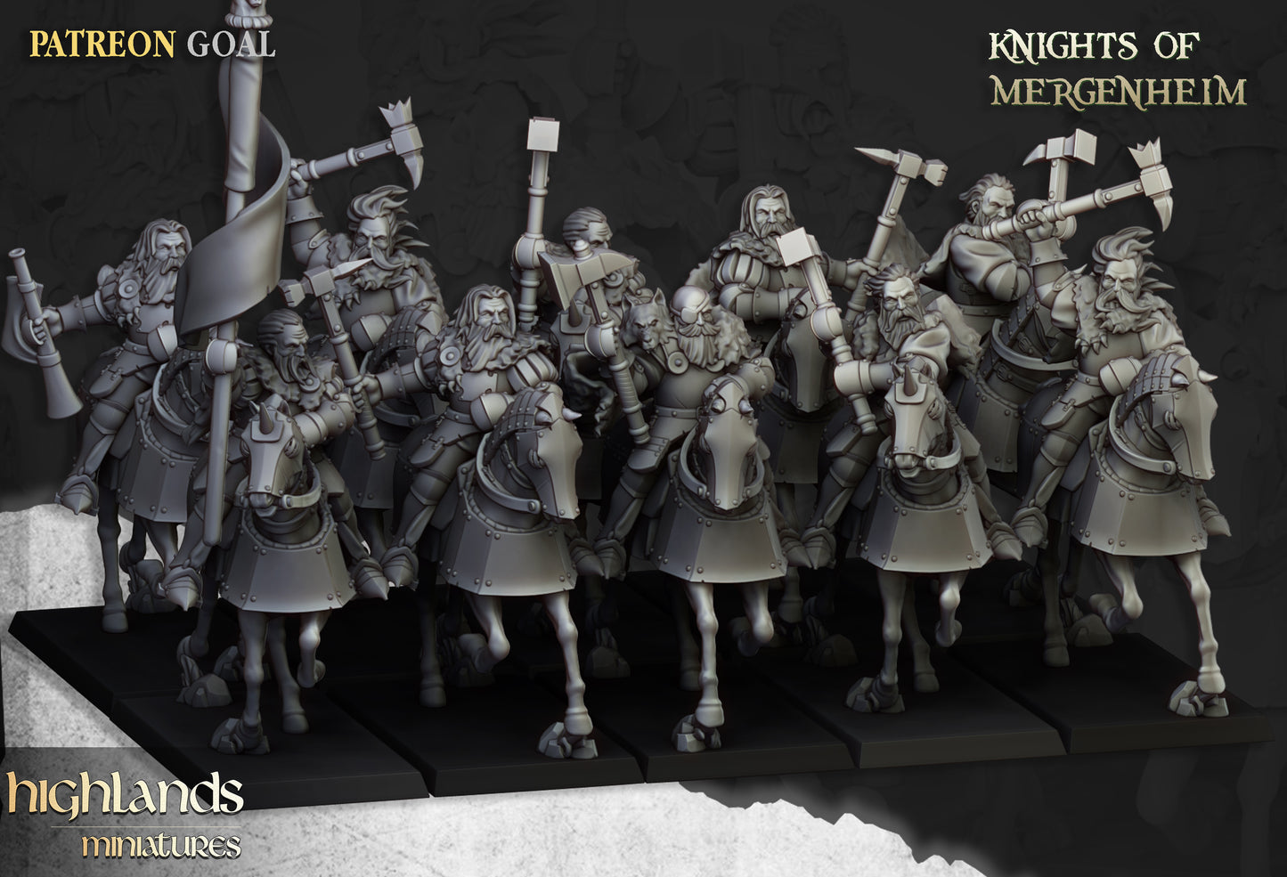 Mergenheim Ritter Set 5 Miniaturen
