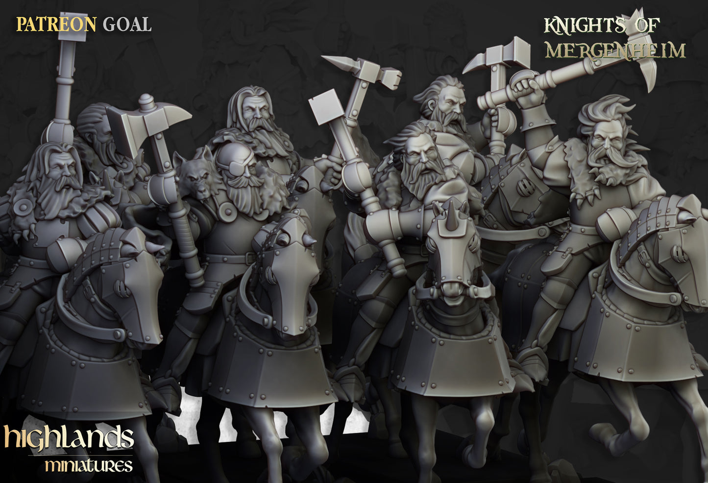 Mergenheim Ritter Set 5 Miniaturen