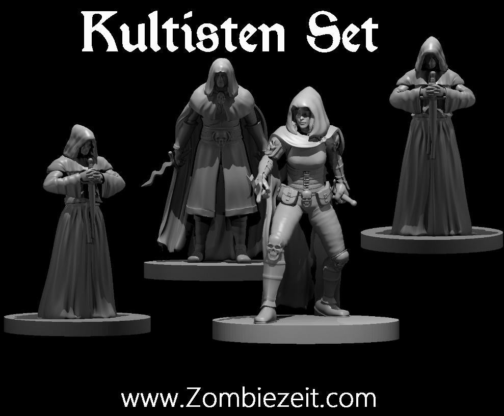 Kultisten Set 4 Miniaturen