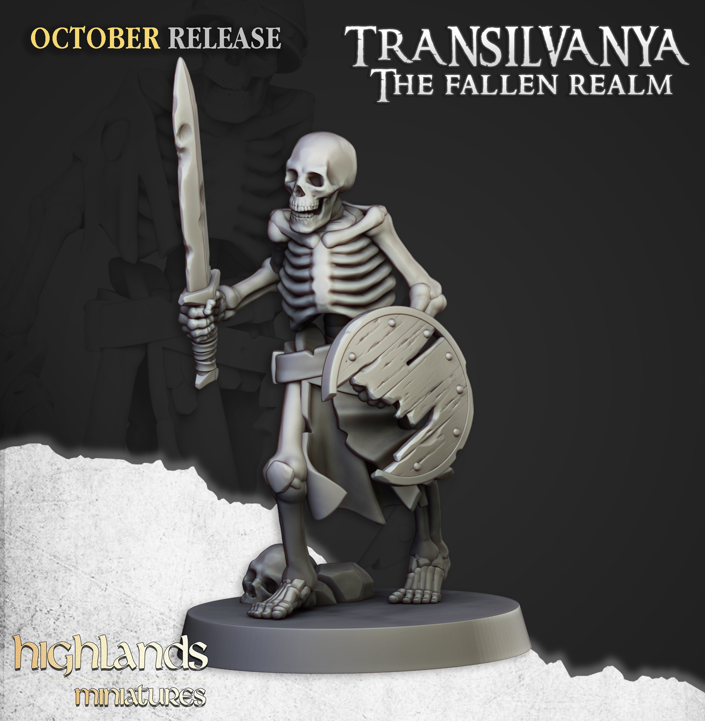 Skeleton Sword Warrior Set 6 Miniaturen