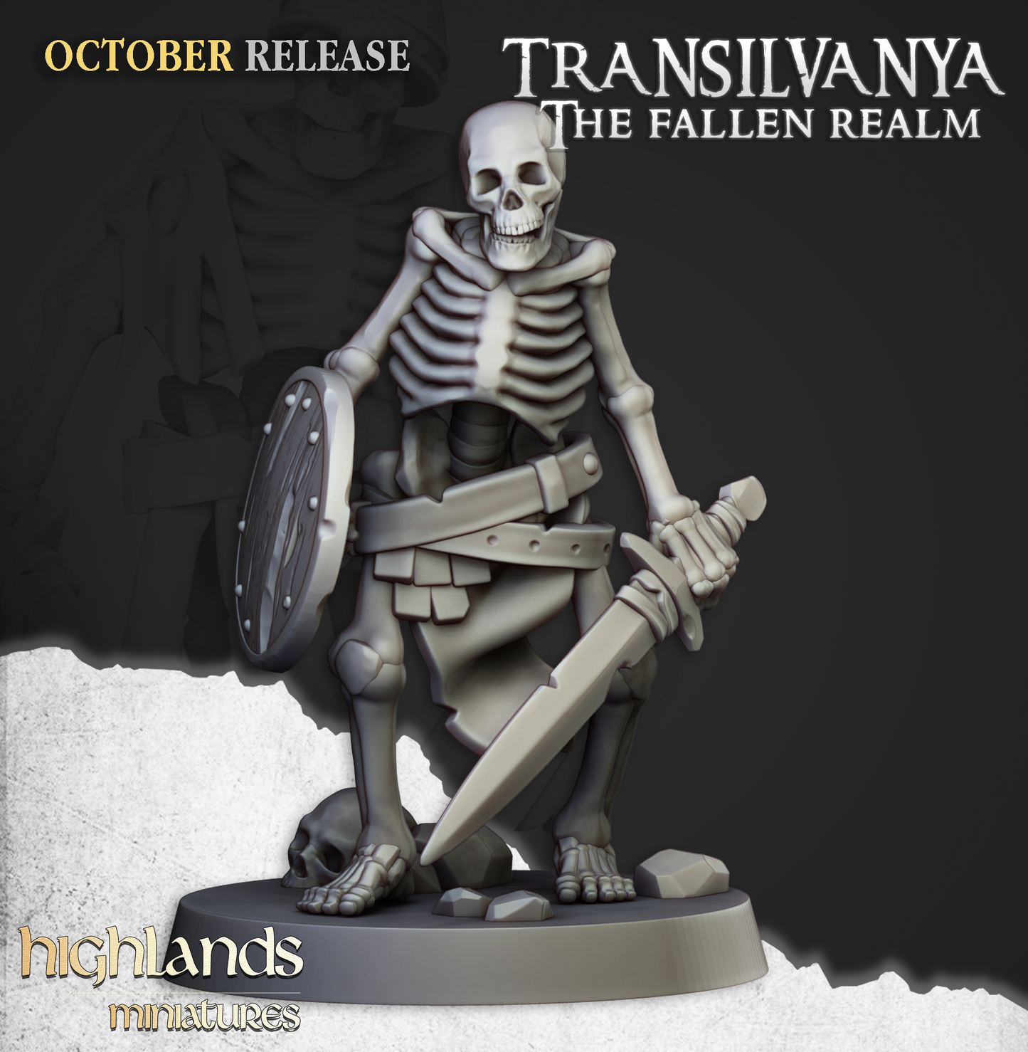 Skeleton Sword Warrior Set 6 Miniaturen