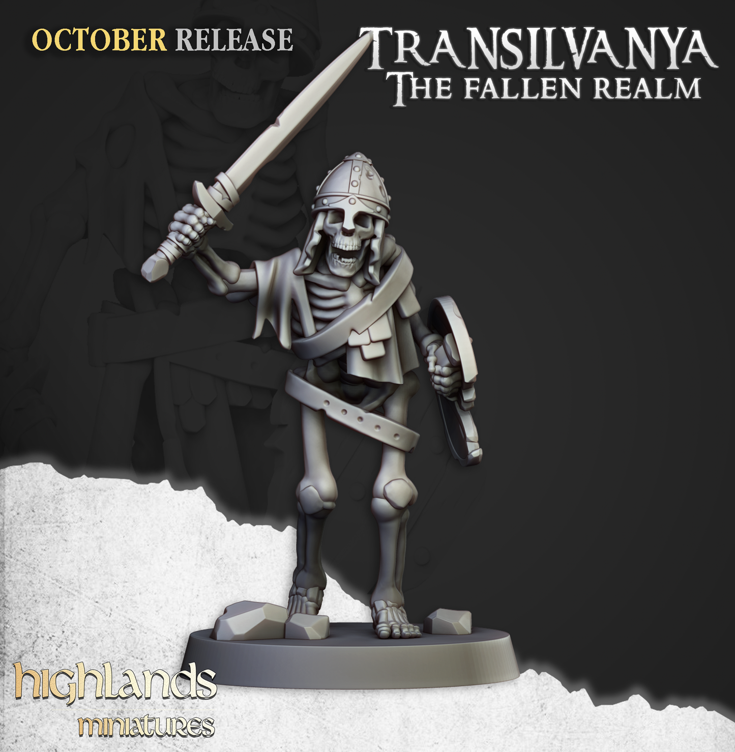 Skeleton Sword Warrior Set 6 Miniaturen