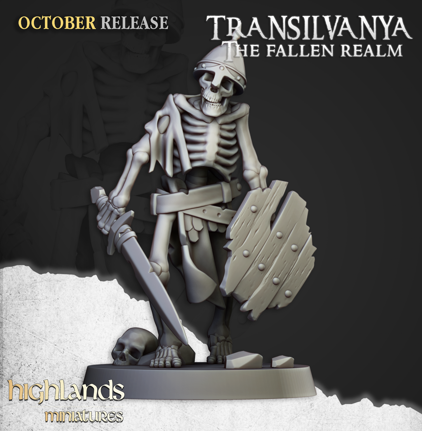 Skeleton Sword Warrior Set 6 Miniaturen