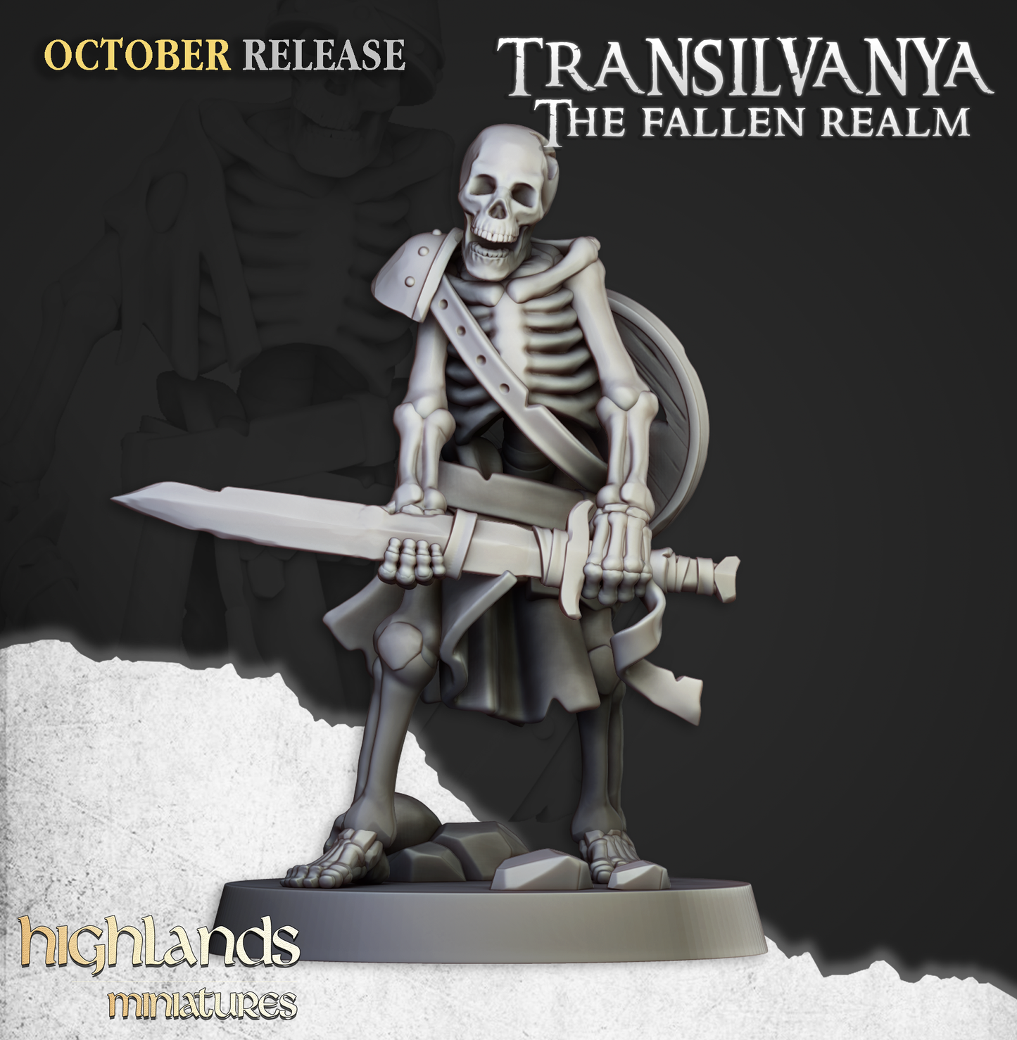 Skeleton Sword Warrior Set 6 Miniaturen