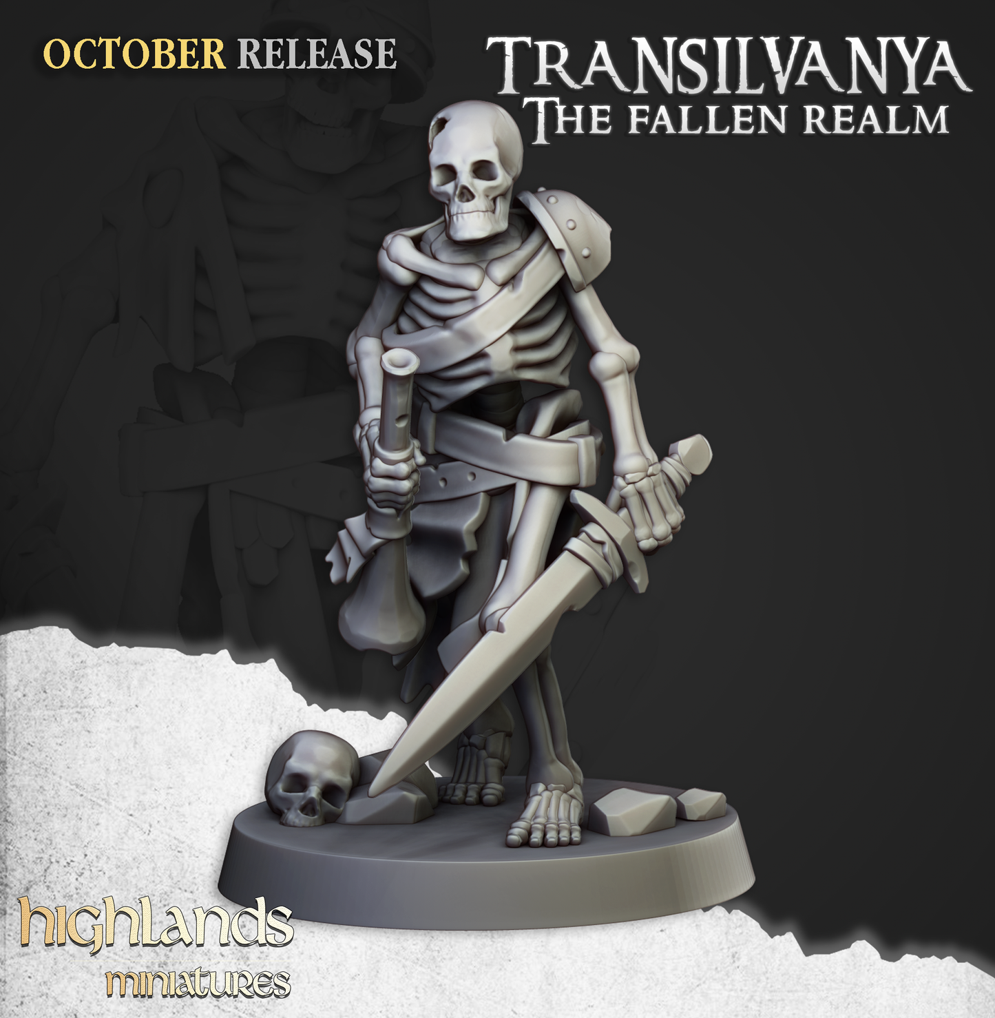 Skeleton Sword Warrior Musician