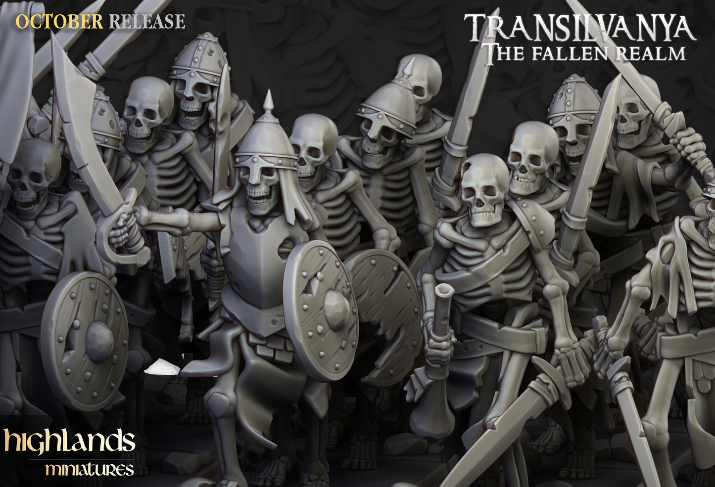 Skeleton Sword Warrior Set 6 Miniaturen