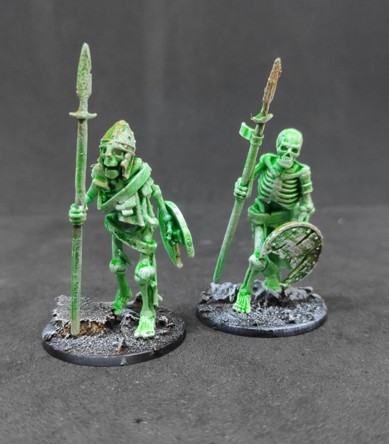 Skeleton Spearman Set 4 Miniaturen