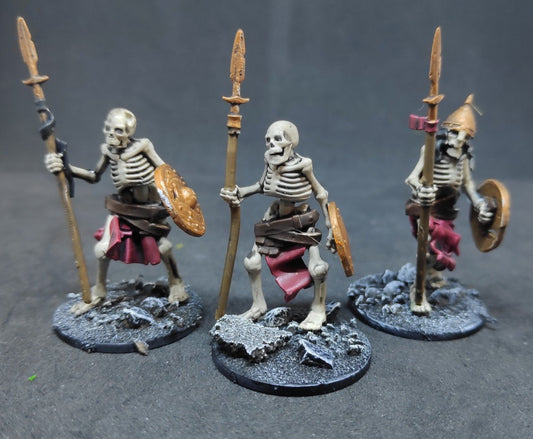 Skeleton Spearman Set 4 Miniaturen
