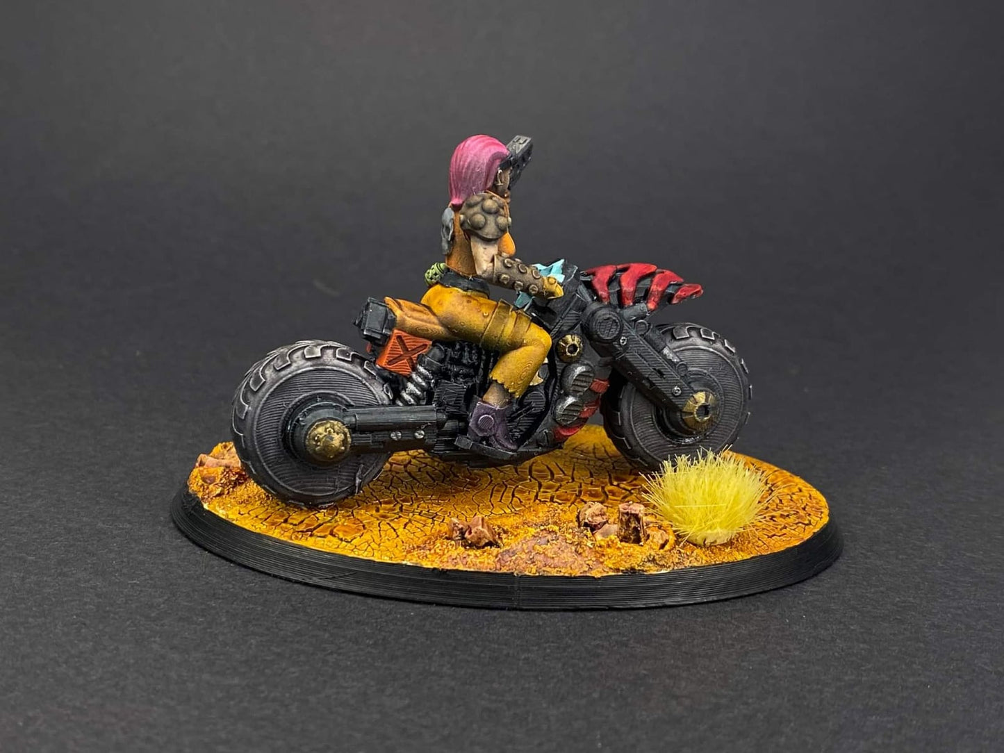 Cyberpunk Biker with Gun