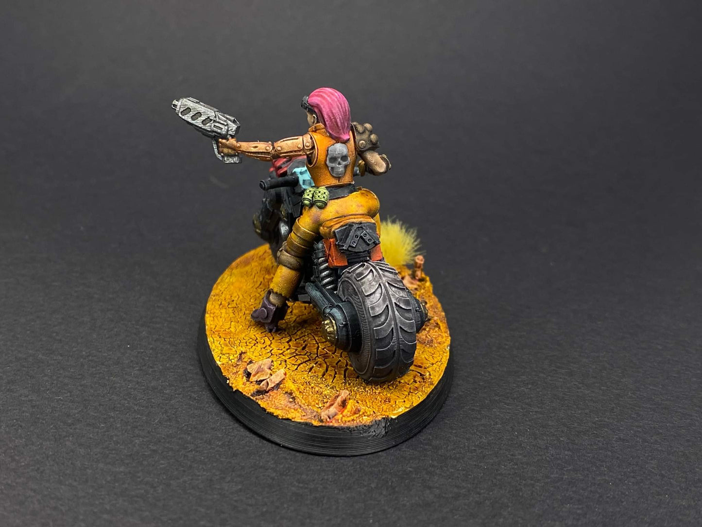 Cyberpunk Biker with Gun