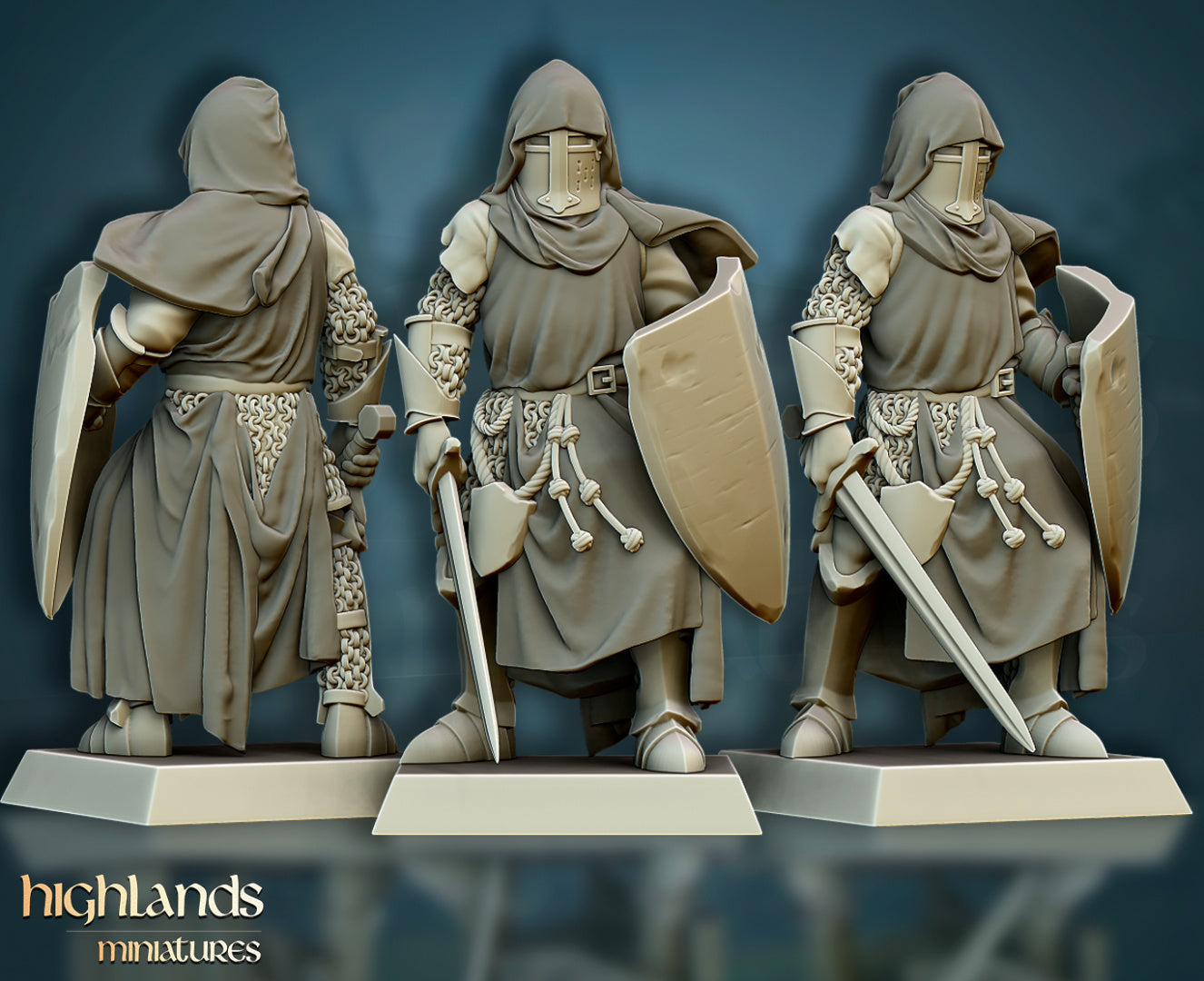 Crusader 3 Set 5 Miniaturen