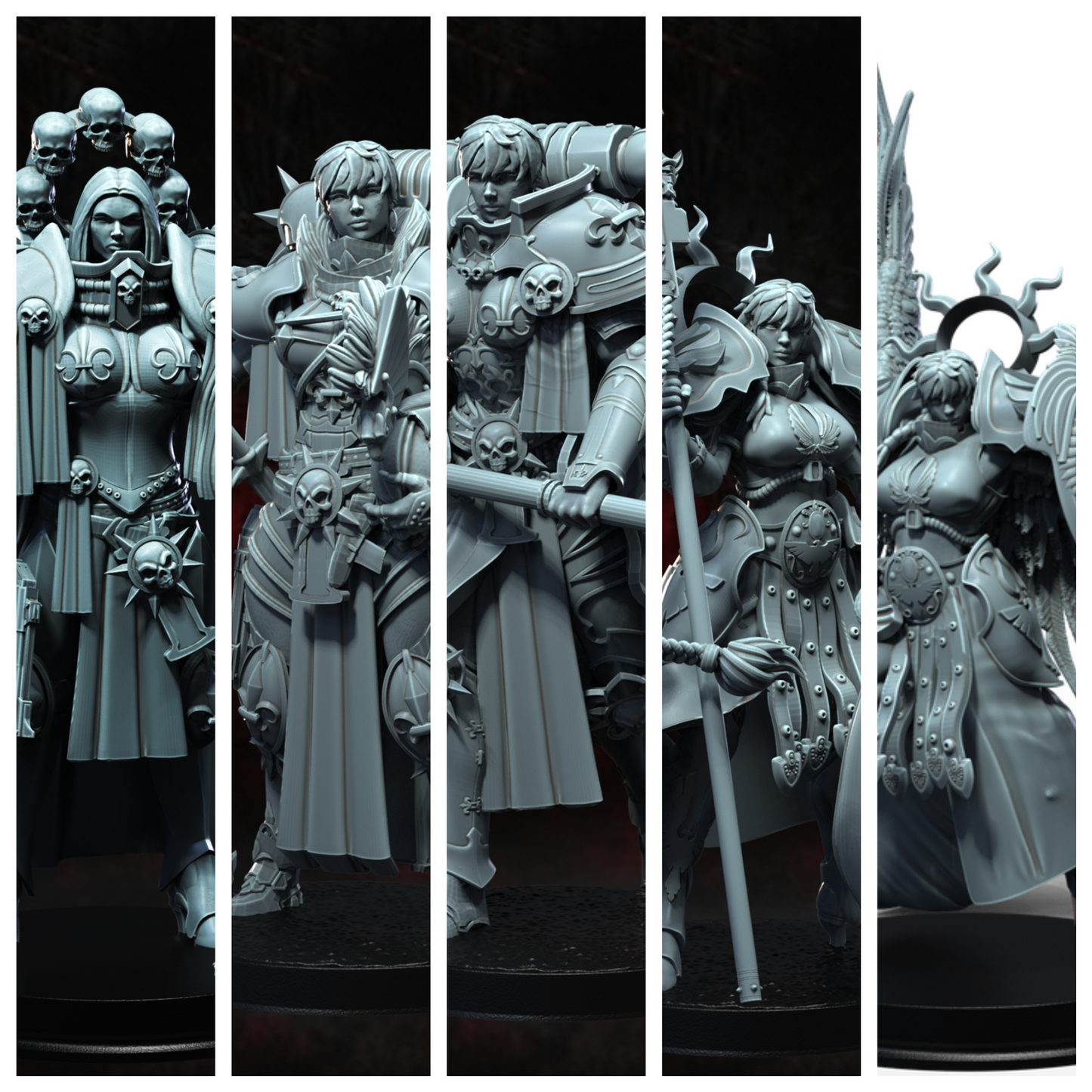 Sisters of Sun Descaled Set ( 5 Miniaturen )