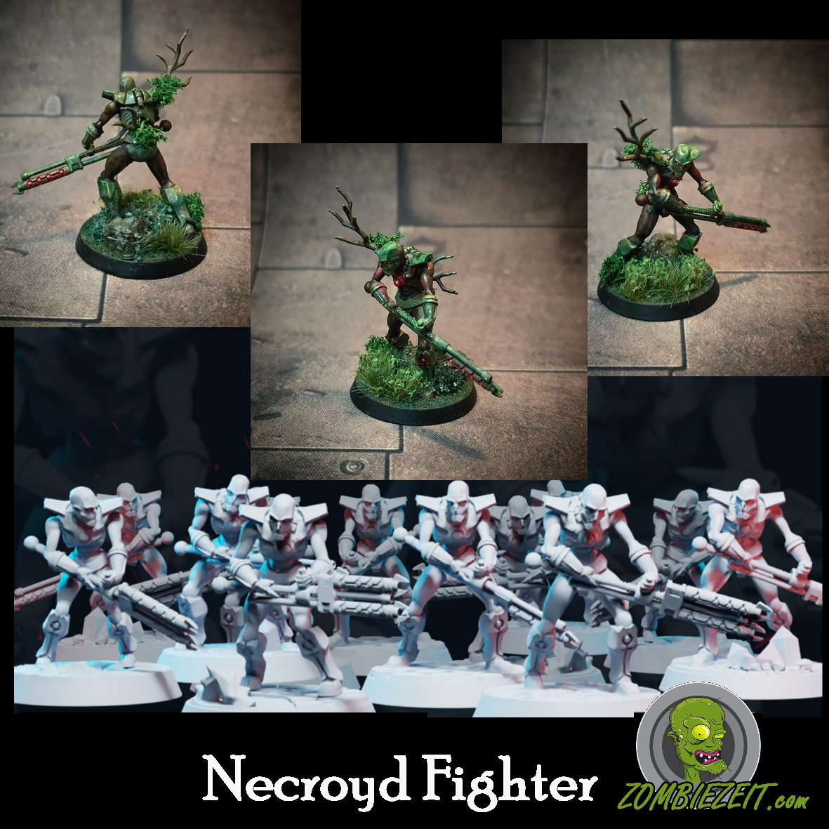 Necroyd Fighter 6 Miniaturen