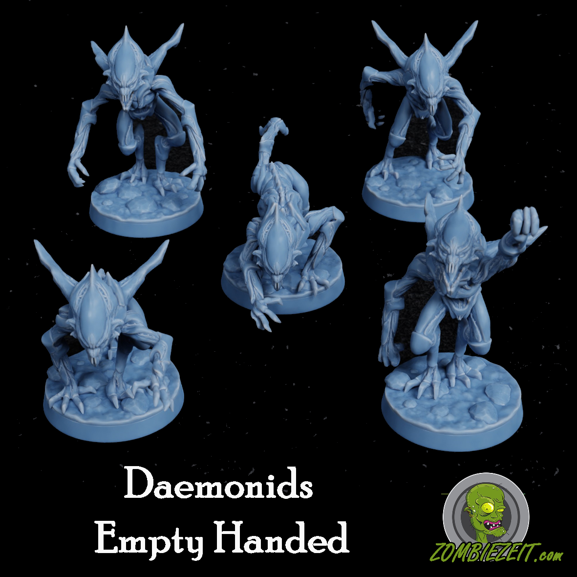 Daemonids Empty Handed 5 Miniaturen