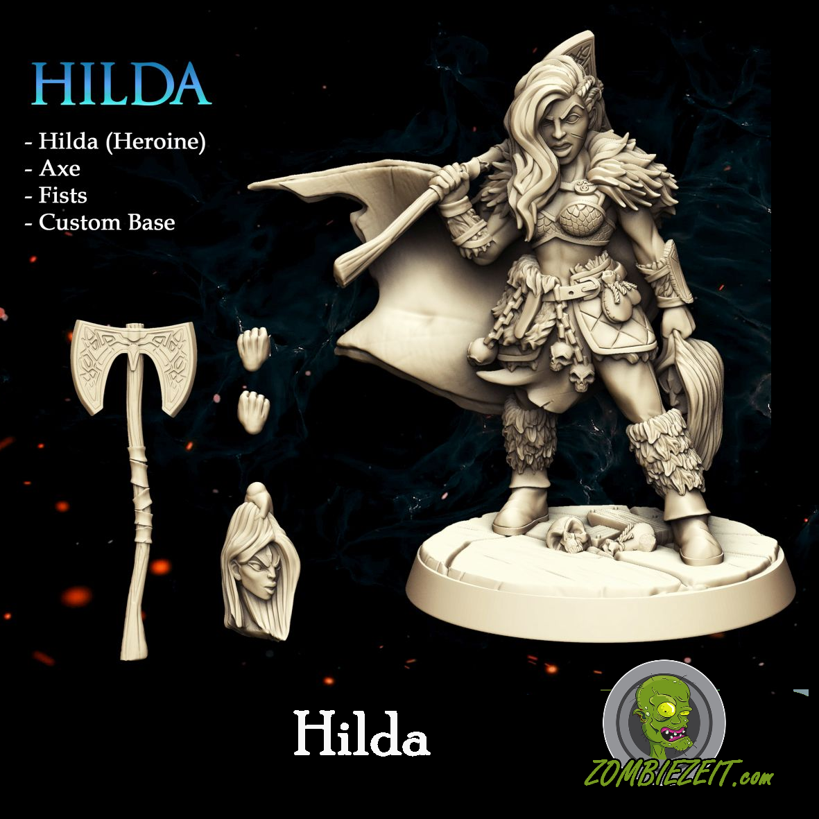 Frost Barbarian Heldin Hilda