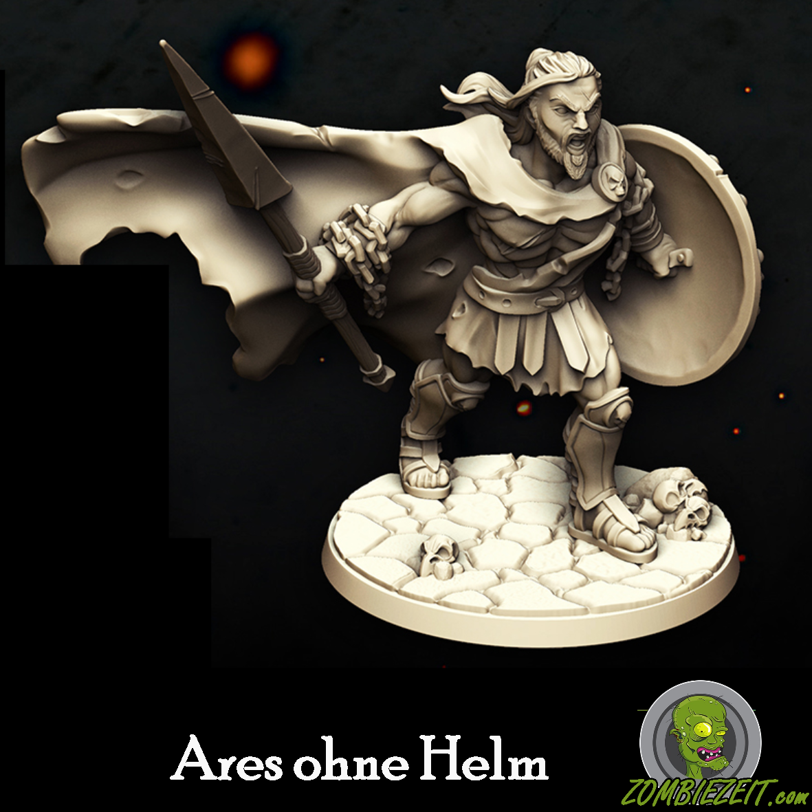 Ares ohne Helm