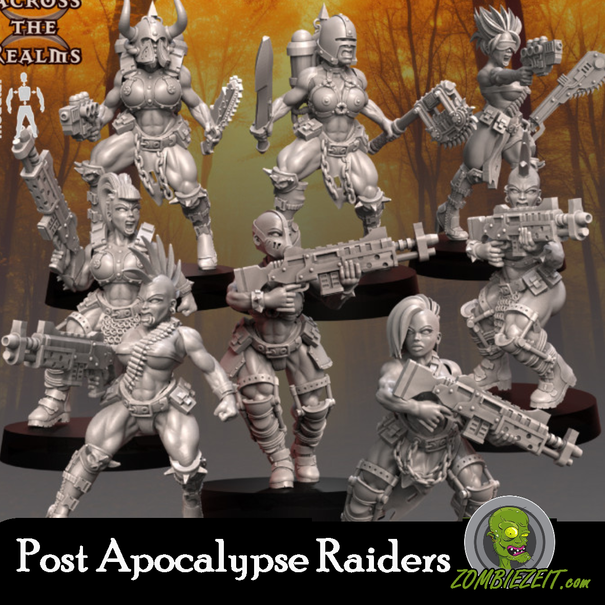 Post Apocalypse Raiders ( 6 Miniaturen )