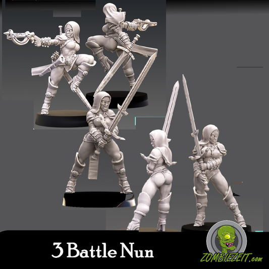 3 Battle Nun