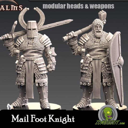 Mail Foot Knight ( 2 Miniaturen )