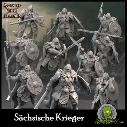 Sächsische Krieger ( 10 Miniaturen )