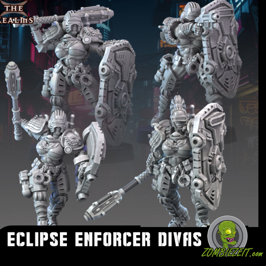 Eclipse Enforcer Divas with Riot Gear