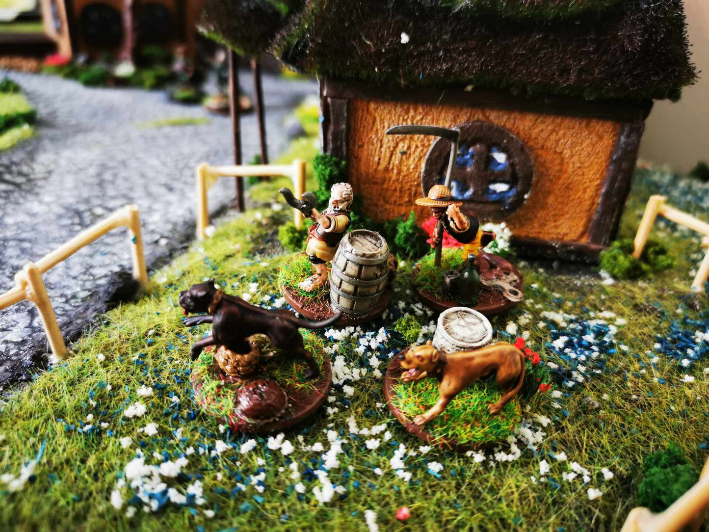 Halfling Farmer ( 4 Miniaturen )