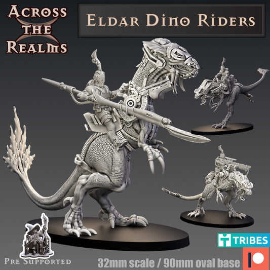 Eldar Exile Dino Riders ( 3 Miniaturen )