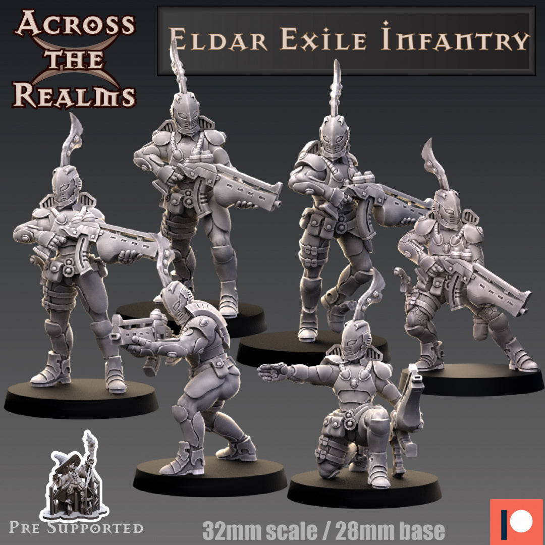 Eldar Exile Infantry ( 12 Miniaturen )