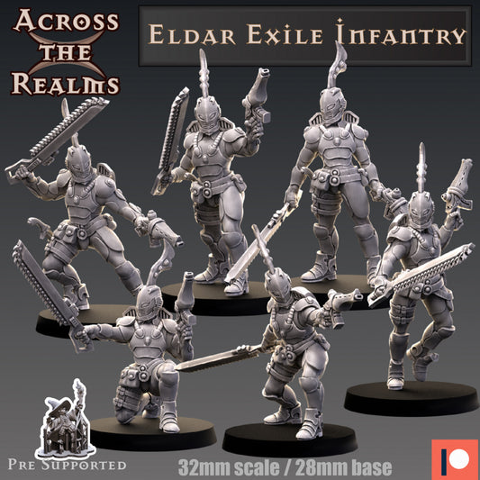Eldar Exile Infantry ( 12 Miniaturen )