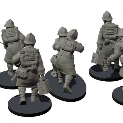 French Infantry Light Supports ( 6 Miniaturen )