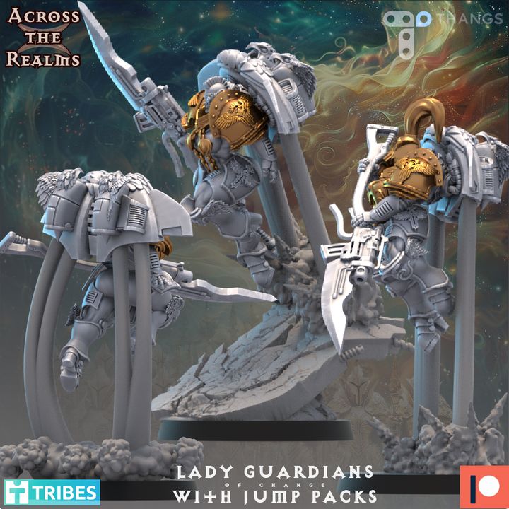 Lady Guardians with Jump Packs ( 5 Miniaturen )