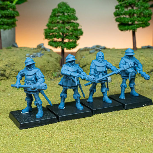 Gallia Shooters: Handgunners ( 4 Miniaturen )