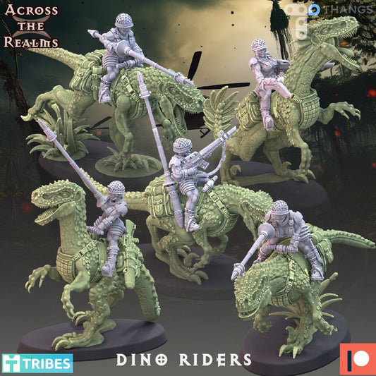 Dino Riders ( 5 Miniaturen )