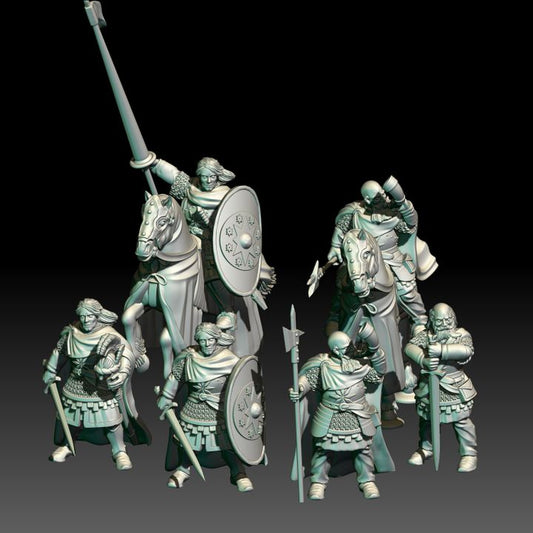 Middle Kingdom of the North Heroes ( 7 Miniaturen )