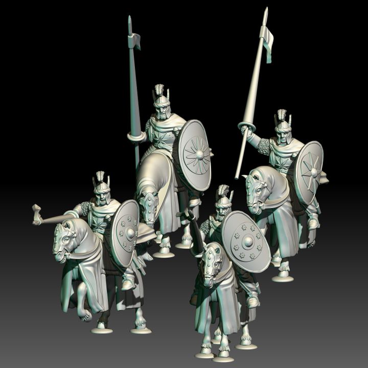 Mounted Prince Guard ( 4 Miniaturen )