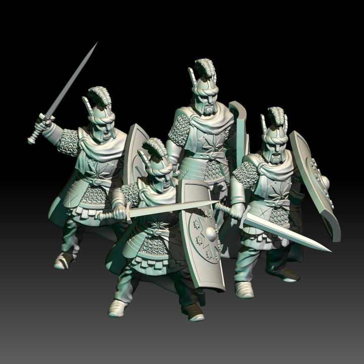 Prince Guard with Sword ( 4 Miniaturen )