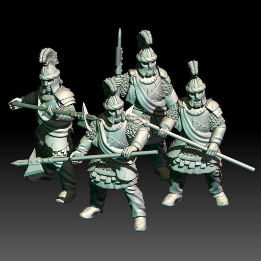 Prince Guard with Halberd ( 4 Miniaturen )