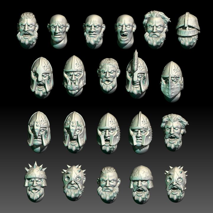 Wildling Kingdom Wildling Heads ( 21 Bits )