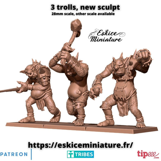 Trolle ( 3 Miniaturen )