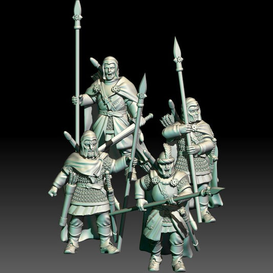 Rangers with Spears ( 4 Miniaturen )