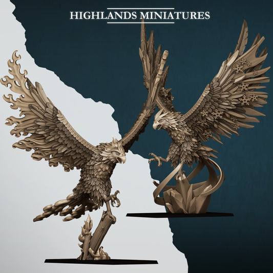 Wild Aegean Fire and Ice Phoenix