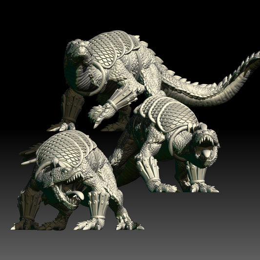 Golden Lizards( 3 Miniaturen )