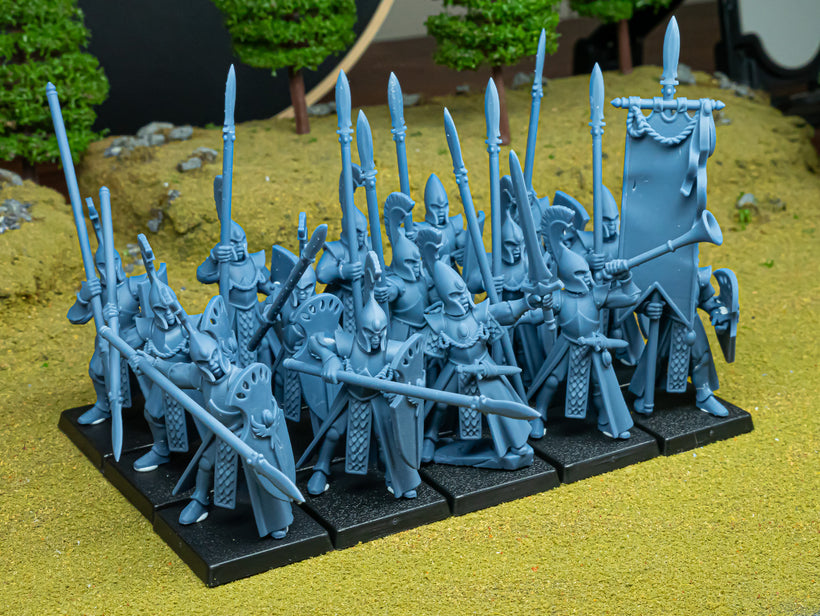 Aegean Elves Spearman Core Units ( 8 Miniaturen )