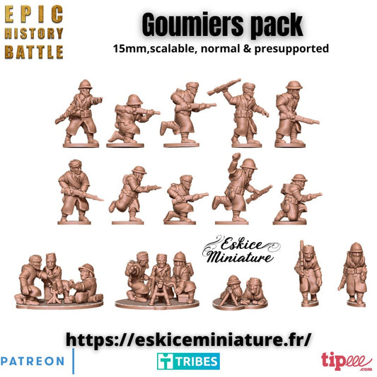 French Gunners ( 18 Miniaturen )