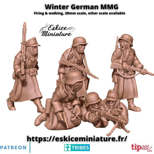 Wehrmacht MMG Trupp ( 5 Miniaturen )